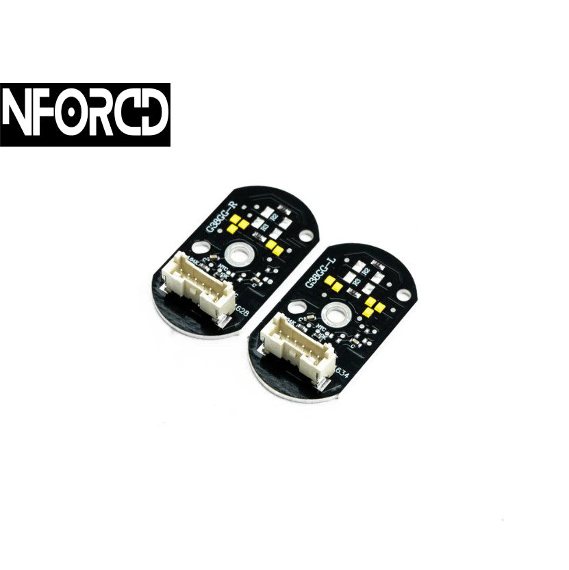 Nforcd BMW M8 CSL YELLOW DAYTIME RUNNING LIGHTS LED MODULE SET (F91/F92/F93)