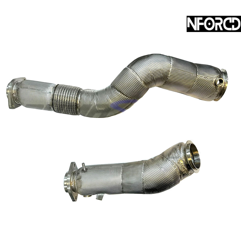 BMW G80 M3 & G82 M4 R-Sport 3 Inch Decat Downpipes - M2 (S58)