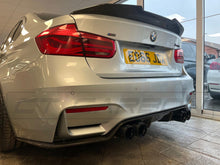 Load image into Gallery viewer, BMW M2/M3/M4/M5 F10/F80/F82/F83/F87 CARBON FIBRE EXHAUST TIPS - BLACK x4
