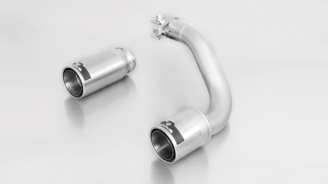 Remus Rear Silencer Left/Right with 2 tail pipes Ø 84 mm N20B20A 135 kW 2014+ For BMW 2 Series 220i