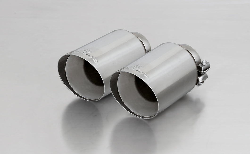 Remus Rear Silencer Left/Right With 2 Stainless Steel tail pipes Ø 102 mm 8S 169 kW CHHC 2014+ For Audi TT 2.0 TFSI Quattro