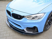 Load image into Gallery viewer, Maxton Design Gloss Black Front Splitter BMW M4 F82 M-Performance (2014-20)
