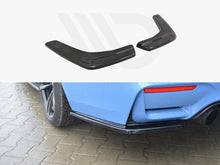 Load image into Gallery viewer, Maxton Design Gloss Black Rear Side Splitters BMW M4 F82 (2014-20)
