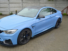 Load image into Gallery viewer, Maxton Design Gloss Black Side Skirts Diffusers BMW M4 F82 (2014-20)
