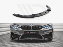 Load image into Gallery viewer, Maxton Design Gloss Black Front Splitter BMW M4 F82 (2014-)
