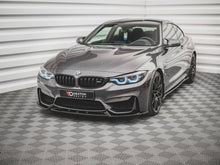 Load image into Gallery viewer, Maxton Design Gloss Black Front Splitter BMW M4 F82 (2014-)
