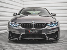 Load image into Gallery viewer, Maxton Design Gloss Black Front Splitter BMW M4 F82 (2014-)
