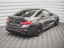 Load image into Gallery viewer, Maxton Design Gloss Black Rear Side Splitters V.1 BMW M4 F82 (2014-)
