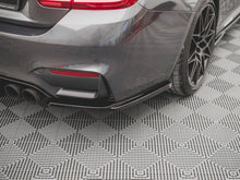 Load image into Gallery viewer, Maxton Design Gloss Black Rear Side Splitters V.1 BMW M4 F82 (2014-)
