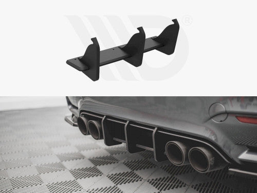 Maxton Design Black Street Pro Rear Diffuser BMW M4 F82 (2014-)