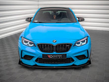 Load image into Gallery viewer, Maxton Design Black + Gloss Flaps Street Pro Front Splitter V.1 (+Flaps) BMW M2 Competition F87 (2018-2020)
