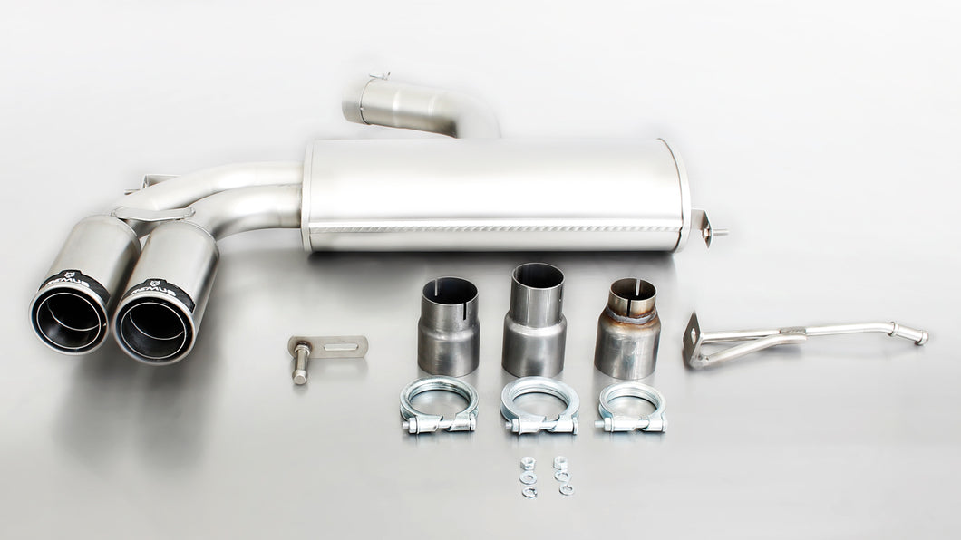 Remus Rear Silencer Left with 2 tail pipes 84 mm 147 kW 2004-2009 For Volkswagen Golf 2.0 TSI GTI