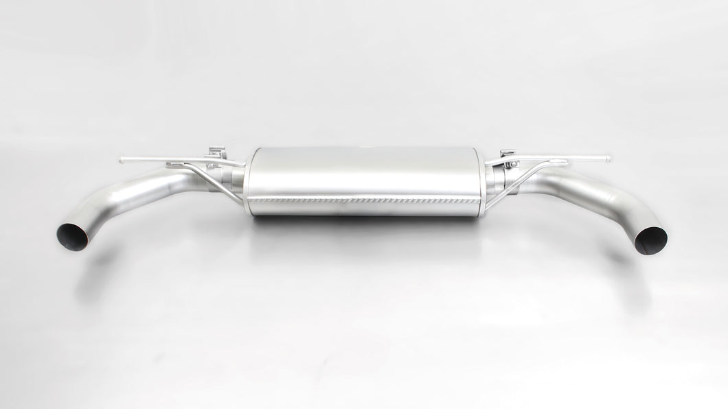 Remus Non-Resonated Turbo back System Left/Right with 4 tail pipes 76 mm 195 kW 2014+ For Seat Leon 2.0 TSI Cupra