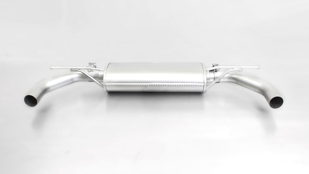Remus Resonated Turbo back System Left/Right with 4 tail pipes 76 mm 213 kW 2014+ For Seat Leon 2.0 TSI Cupra