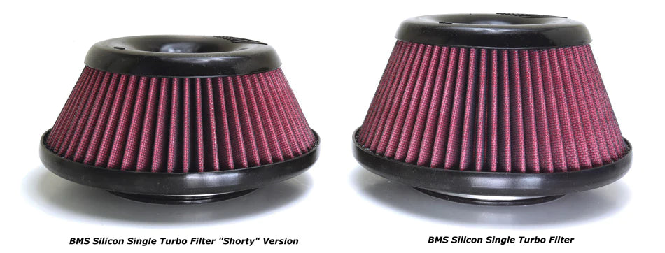 BMS BMW N54 Silicone Single Turbo Filter (1M, 135i, 335i & Z4)