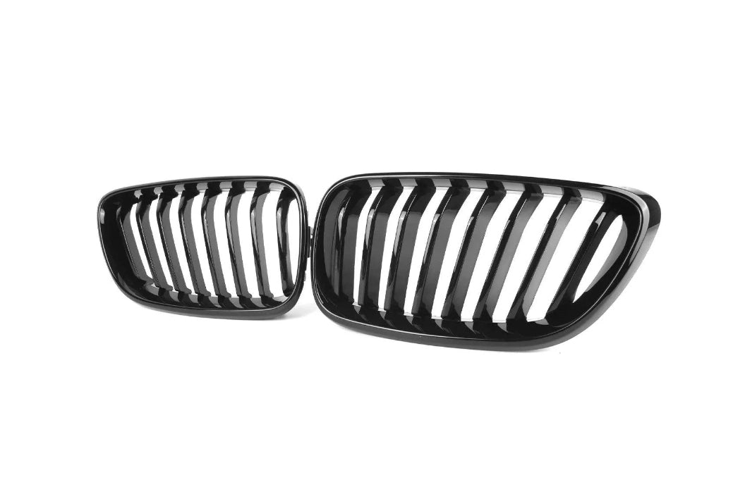 Single Slate Black Front Grills F22 BMW 2 Series F235i F240i