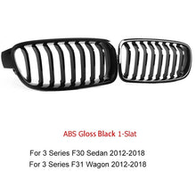 Load image into Gallery viewer, Gloss Black Grill Kidney for BMW 3 Series 2012-2018
