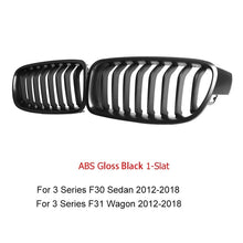 Load image into Gallery viewer, Gloss Black Grill Kidney for BMW 3 Series 2012-2018
