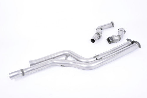 Milltek Large-bore Downpipe and De-cat - Fits with Milltek Sport cat back exhaust system only - Requires 2 x 18307851168 for installation (available from local BMW dealer) - F82/83 M4 Coupe/Convertible & M4 Competition Coupe (Non-OPF mode