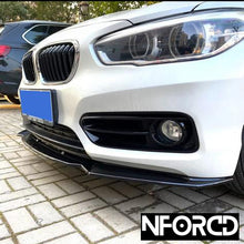 Load image into Gallery viewer, Facelift BMW 1 Series F20 F21 Gloss Black Front Splitter
