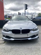 Load image into Gallery viewer, BMW F30 F35 3 Series Front Splitter Bumper Gloss Black - Standard bumper
