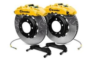 Brembo BMW F20 F22 F30 F32 F36 Front GT 6 Piston Slotted Street Big Brake Kit 355x32mm (Inc. M135i, M240i, 328i & 430i)