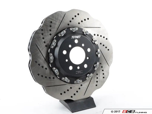 Turner Motorsport Front Cross-Drilled & Slotted 2-Piece Turner Wave Rotors - (400x36) - M5/M6 F1X